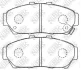 Колодки тормозные передние Honda Integra NIBK NiBK PN8337 (фото 1)