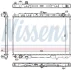 Радіатор охолоджування NISSENS 606160 (фото 1)