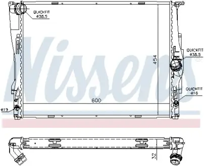 Радіатор NISSENS 60786A