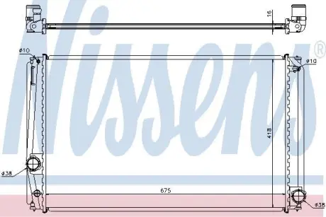 Радіатор NISSENS 64678A