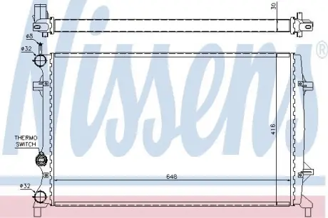 Радіатор NISSENS 65296