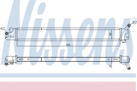 Радіатор охолоджування NISSENS 666209