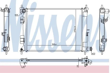 Радіатор HYUNDAI i20 (GB) (14-) 1.2 LPGI NISSENS 675072