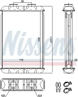 Пічка ALFA ROMEO SPIDER (939) (06-) 2.2 JTS NISSENS 70019