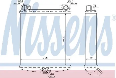 Пічка MB S W 126(79-)260 S(+)[OE 002 835 52 01] NISSENS 72001