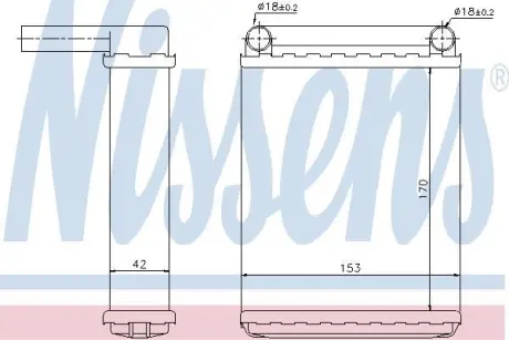 Пічка DODGE SPRINTER(03-)2500(+)[OE 003 835 35 01] NISSENS 72038