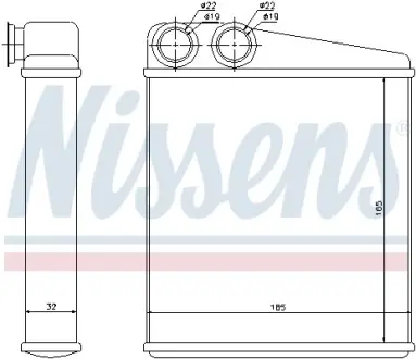 Пічка RN CLIO III(05-)1.2 i 16V(+)[OE 27140-AX700] NISSENS 72206