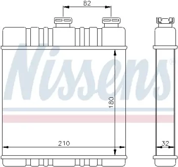 Радіатори опалення NISSENS 72660
