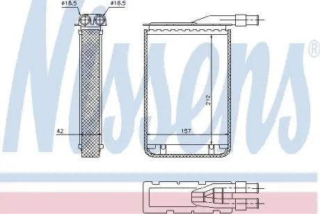 Пічка RN ESPACE I(84-)2.0(+)[OE 77 01 027 078] NISSENS 733591