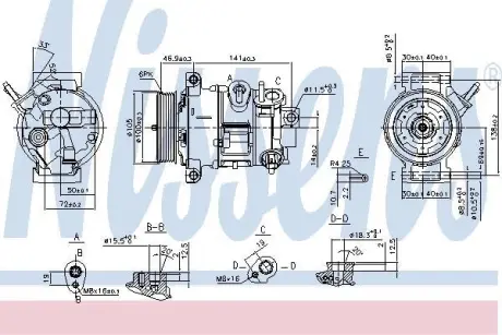 Компресор кондиціонера First Fit NISSENS 890030