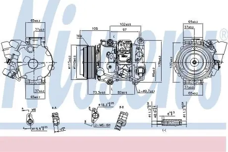 Компресор кондиціонера First Fit NISSENS 890142