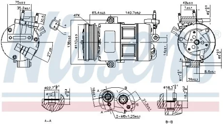 Компресор кондиціонера First Fit NISSENS 890639