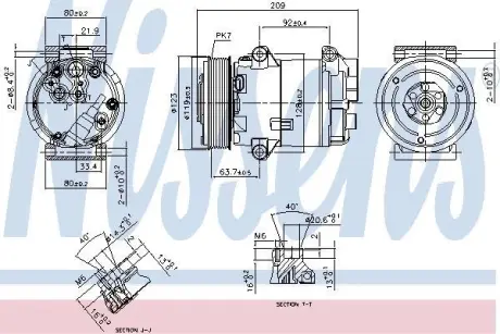 Компресор кондиціонера First Fit NISSENS 89323