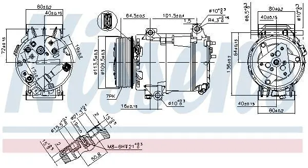 Компресор кондиціонера First Fit NISSENS 89481 (фото 1)
