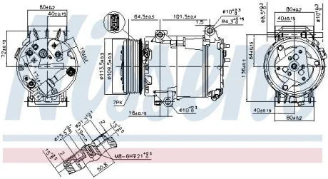 Компресор кондиціонера First Fit NISSENS 89481