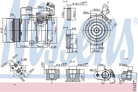 Компресор кондиціонера NISSENS 89586