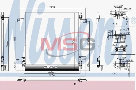 Радіатор кондиціонера NISSENS 940619