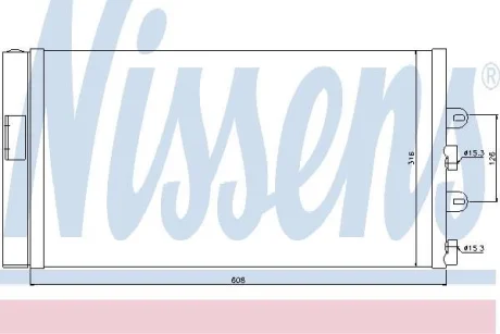 Радіатор кондиціонера First Fit NISSENS 94669