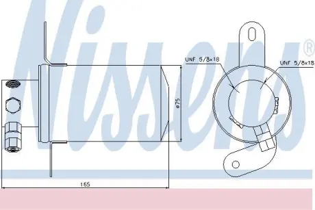 Осушувач кондиціонера NISSENS 95228