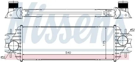 Интеркулер NS PRIMASTAR(02-)1.9 dCi(+)[OE 14496-00QAA] NISSENS 96762