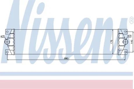 Интеркулер NS INTERSTAR(02-)1.9 dCi(+)[OE 4415074] NISSENS 96767