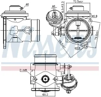 Клапан EGR First Fit NISSENS 98301