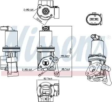 Клапан EGR First Fit NISSENS 98311
