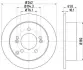 Диск гальмівний задній Hyundai Tucson 2.0 (04-10)/ Kia Sportage, Magentis 2.0, 2.7 (09-) NISSHINBO ND6002K (фото 1)