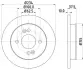 Диск гальмівний задній Hyundai i10/Kia Picanto 1.0, 1.1, 1.2 (11-) NISSHINBO ND6077K (фото 1)