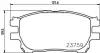 Колодки гальмівні дискові передние Toyota Previa 2.0, 2.4 (00-06) NISSHINBO NP1123 (фото 1)