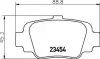 Колодки гальмівні дискові задні Nissan Micra 1.0, 1.3 (92-00) NISSHINBO NP2066 (фото 1)