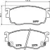 Гальмівні колодки MAZDA 6 \&#039;\&#039;2.0-2.3 \&#039;\&#039;&gt;&gt;07 =&quot;&quot; NISSHINBO NP5023 (фото 1)