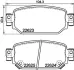 Колодки гальмівні дискові задні Mazda 3 (13-), CX-3 (15-) NISSHINBO NP5072 (фото 1)