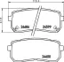 Гальмівні колодки HYUNDAI/KIA H-1 Cargo (TQ); H-1 Travel (TQ); ix55; CARNIVAL / GRAND CARNIV ="" NISSHINBO NP6033 (фото 1)