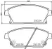 Гальмівні колодки CHEVROLET/OPEL Cruze/Orlando/Astra J &quot;F &quot;16 &quot;09&gt;&gt; =&quot;&quot; NISSHINBO NP6073 (фото 1)