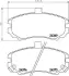 Колодки гальмівні дискові передние Hyundai Elantra 1.6, 1.8, 2.0 (00-06) NISSHINBO NP6079 (фото 1)