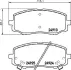 Колодки гальмівні дискові передние Hyundai i10, i20/Kia Picanto 1.0, 1.1, 1.2 (04-) NISSHINBO NP6085 (фото 1)
