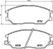 Колодки гальмівні дискові передние Hyundai Terracan 2.9, 3.5 (03-06) NISSHINBO NP6092 (фото 1)