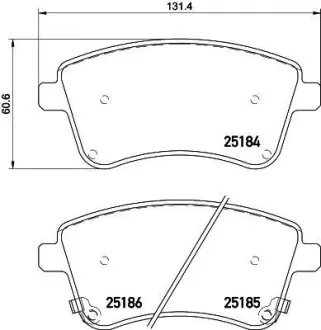 Гальмівні колодки HYUNDAI Venga "F "10>> ="" NISSHINBO NP6100