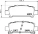 Гальмівні колодки SUBARU Forester/Impreza/Legacy/Outback &quot;R &quot;92-10 =&quot;&quot; NISSHINBO NP7003 (фото 1)