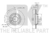 Гальмівний диск NK 204767 (фото 3)