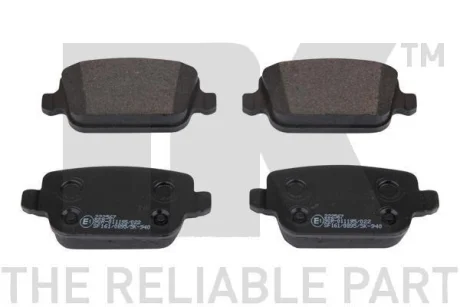 Гальмівні дискові колодки, комплект NK 222567