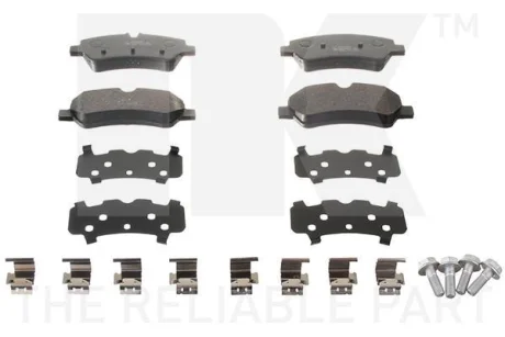 Колодки гальмівні дискові, комплект NK 222578