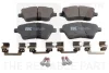 Колодки гальмівні дискові, комплект NK 222579 (фото 1)