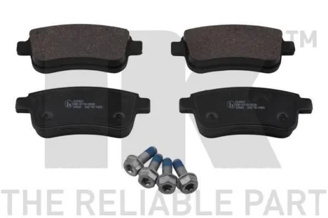 Гальмівні дискові колодки, комплект NK 223963