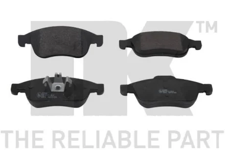 Гальмівні дискові колодки, комплект NK 223969