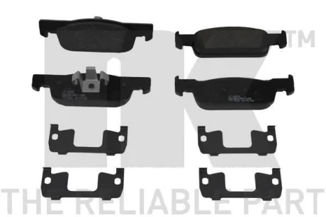 Гальмівні дискові колодки, комплект NK 223970