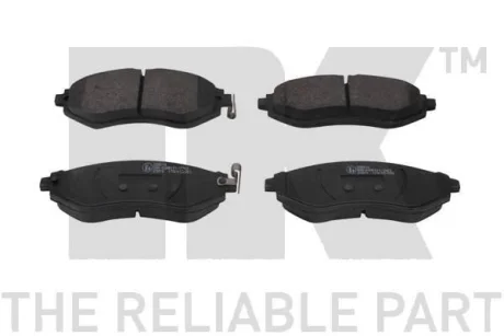 Гальмівні дискові колодки, комплект NK 225016