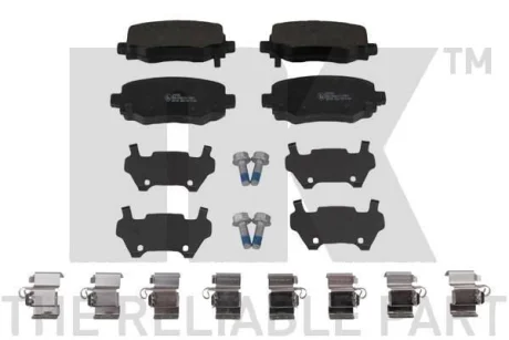 Гальмівні дискові колодки, комплект NK 229336