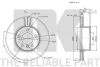 Диск гальмівний невентильований NK 311566 (фото 3)